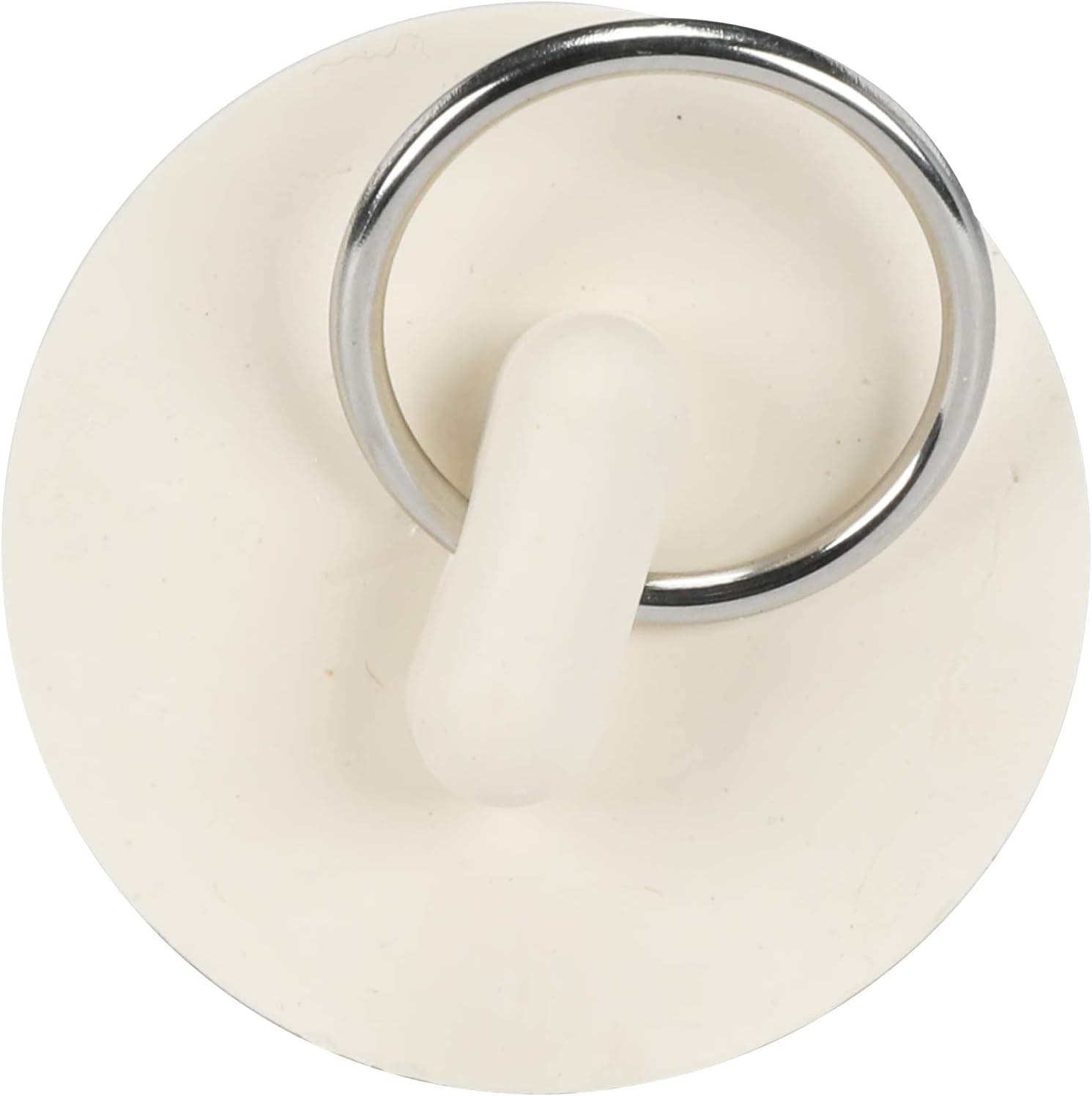 Danco 1-1/4-Inch Rubber Drain Stopper, White, Carded, 80225
