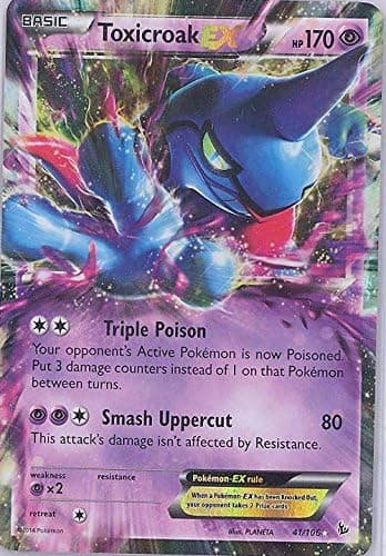 Pokemon - Toxicroak (41) - XY Flashfire - Holo