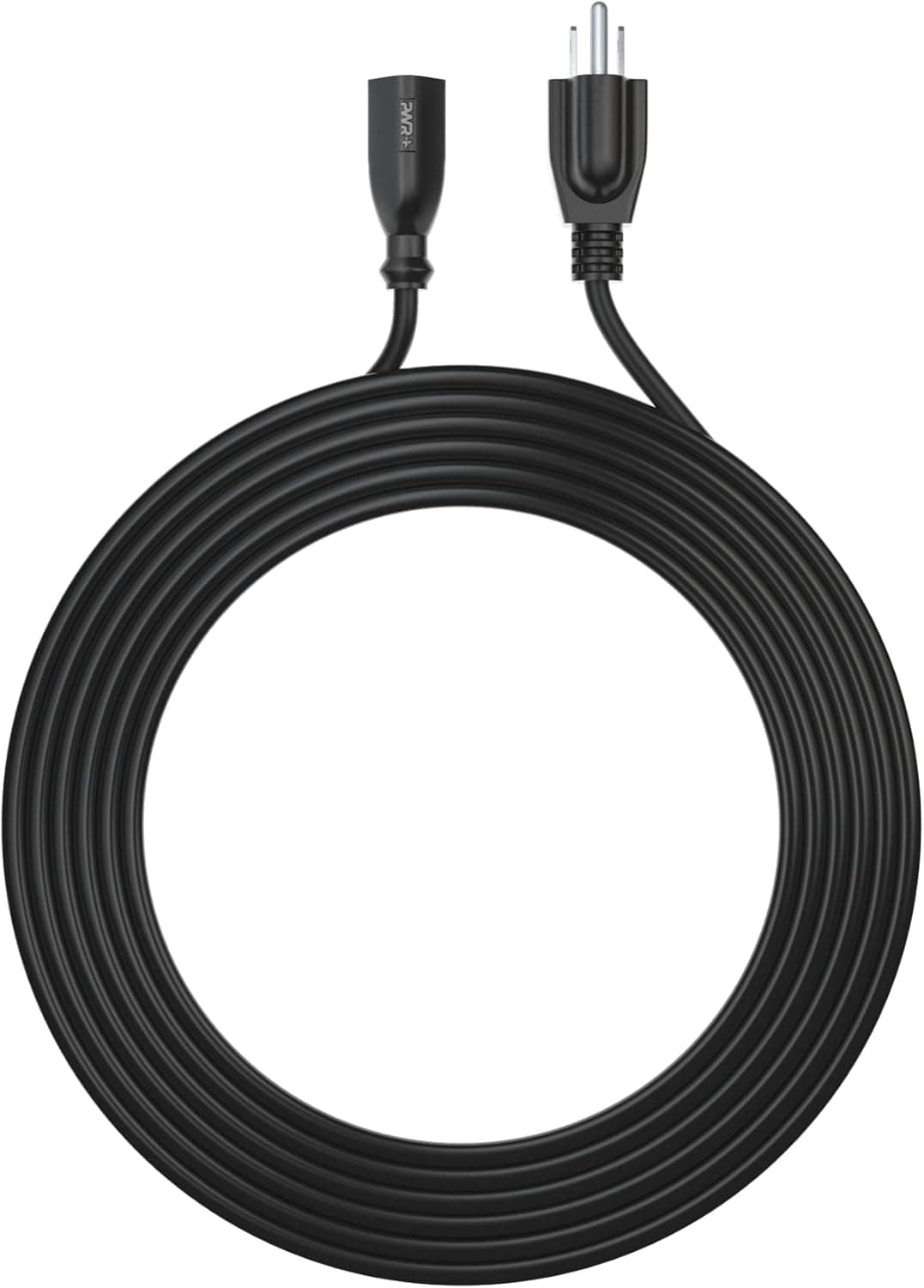 PWR+ Extra Long 12 Ft Power Cord Strip Liberator Outlet Saver Cable Extender 18AWG NEMA 5-15P to 5-15R