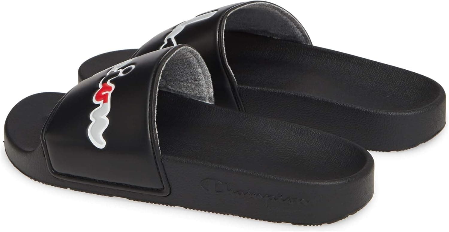 Champion Women's IPO Split Multi Slides (Black/Scarlet/Silverstone/White, Numeric_8)