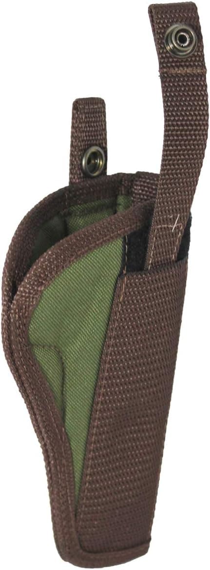 Barsony New Woodland Green OWB Belt Holster for 4" Revolvers