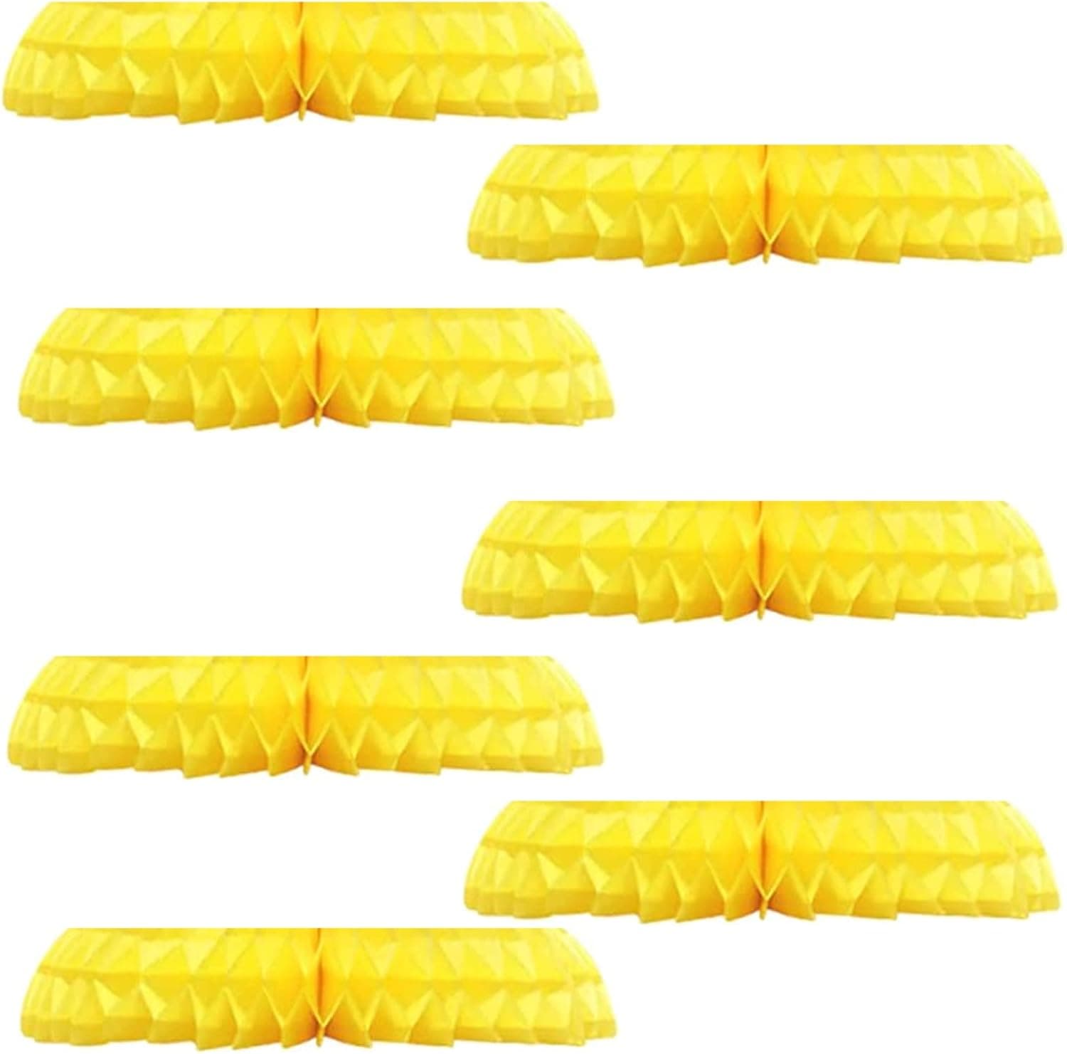 9 Pcs Yellow Cartoon Honeycomb Centerpieces Tables Decorations, Cartoon Birthday Party Decorations Birthday Party Supplies with 3D Design Table Toppers for Yellow Cartoon Theme Centerpiece