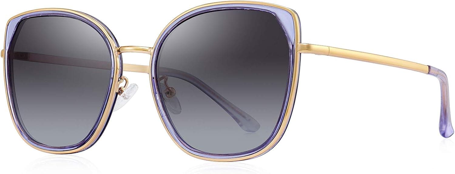 OLIEYE Cat Eye Polarized Sunglasses for Women Ladies Brand Trending Sun glasses UV400