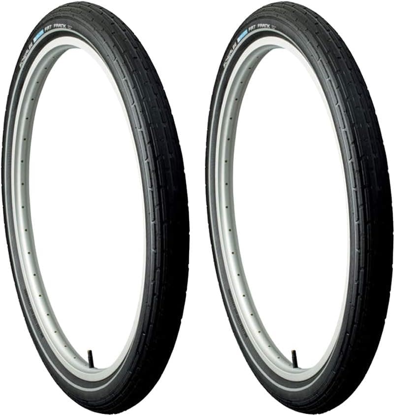 Schwalbe Fat Frank Kevlar Guard Wire Bead Clincher Bike Tire 29 x 2 Bundle (Black Reflex)