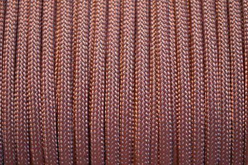 Bored Paracord Brand Paracord / Parachute Cord 7-Strand, 550 Lb. Break Strength Guaranteed U.S. Made, Type III - Burgundy (50 feet)