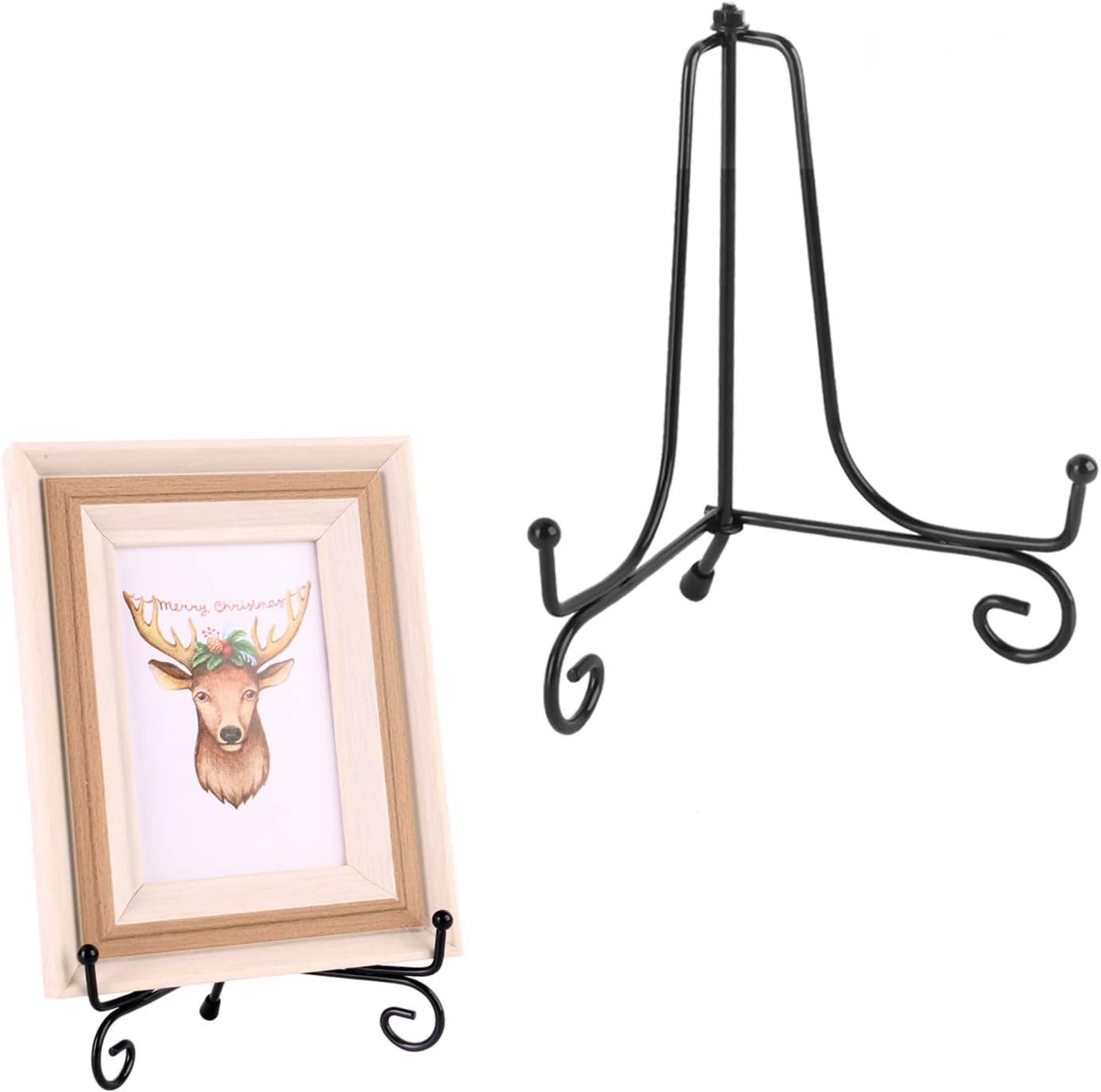 Teamkio Improved Anti-Slip Plate Holder Display Stand, Picture Frame Holder Stand, Easel Display Stand, Book Display Stand (6inch)