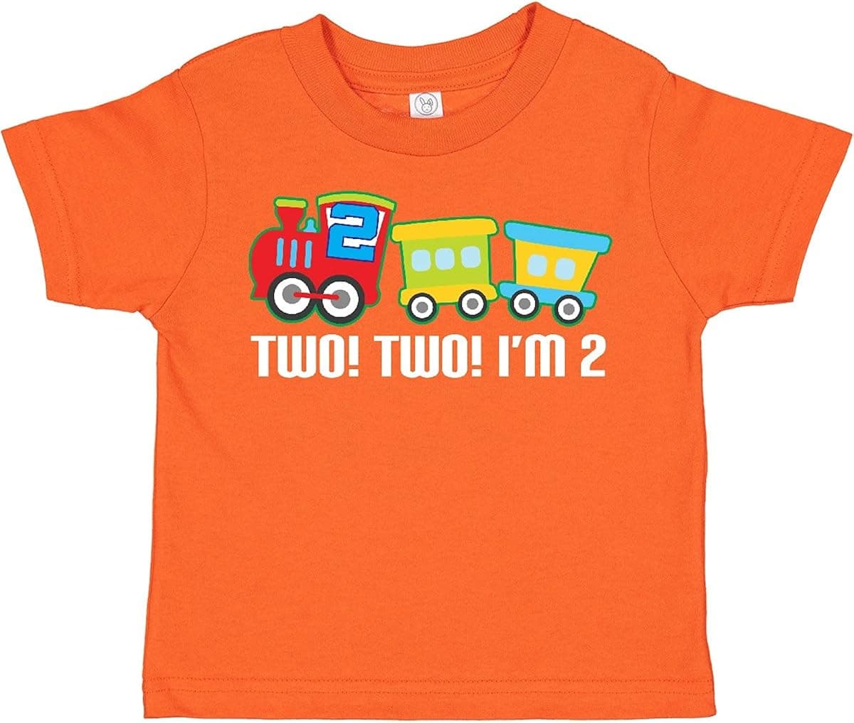 inktastic 2nd Birthday 2 2 Train Outfit Toddler T-Shirt