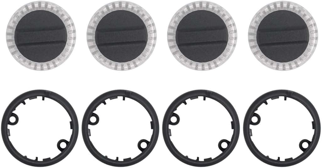 XtremeAmazing 4 Pack LED Motor Lamp Arm Light Cover Cap + Base Ring Kit Replace Part for DJI Spark RC Drone