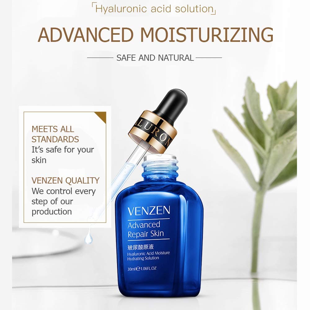 VENZEN Natural Organic Advanced Repair Skin Hyaluronic Nicotinamide Oligopeptide Hydrating Solution 30ml (NICOTINAMIDE)