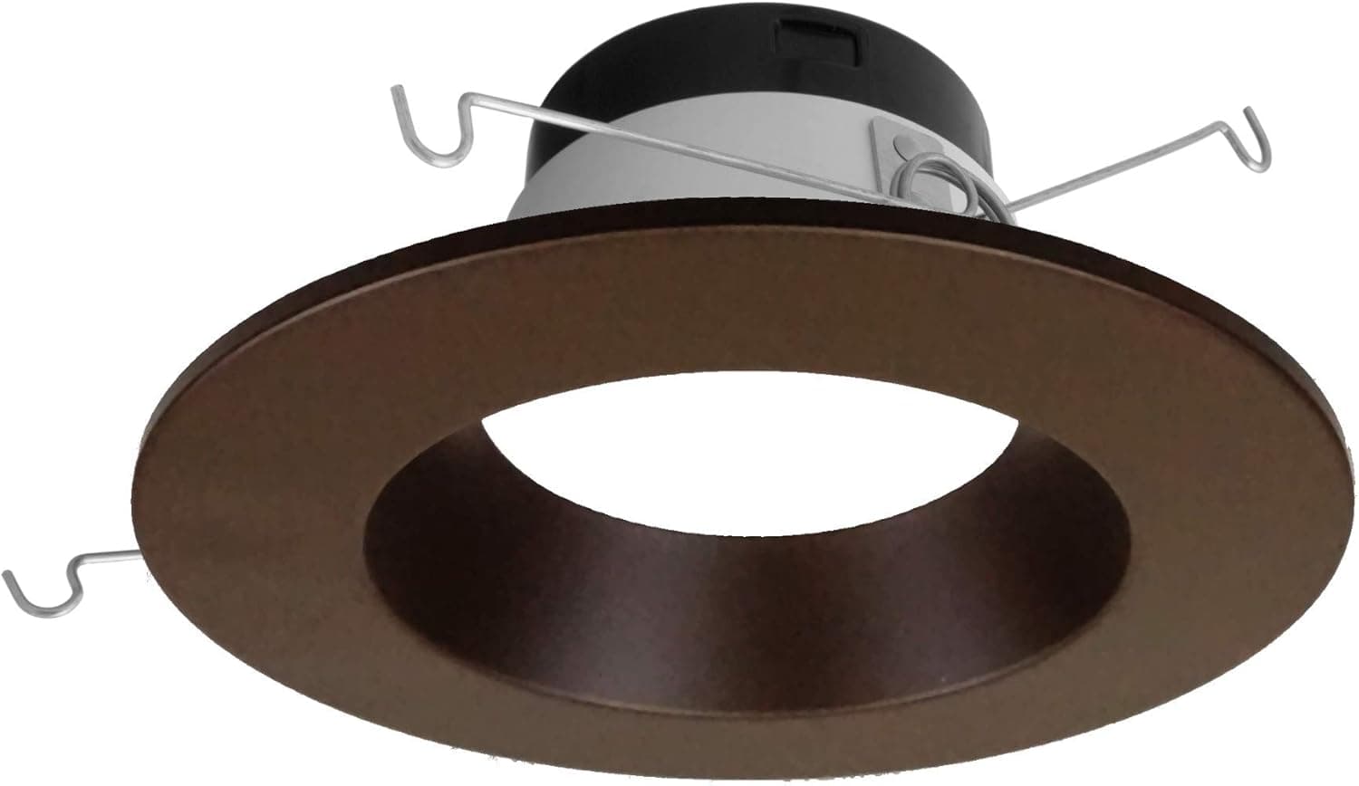 NICOR Lighting DLR56508120S-OB DLR56 Selectable CCT Downlight, 5/6, Oil-Rubbed Bronze