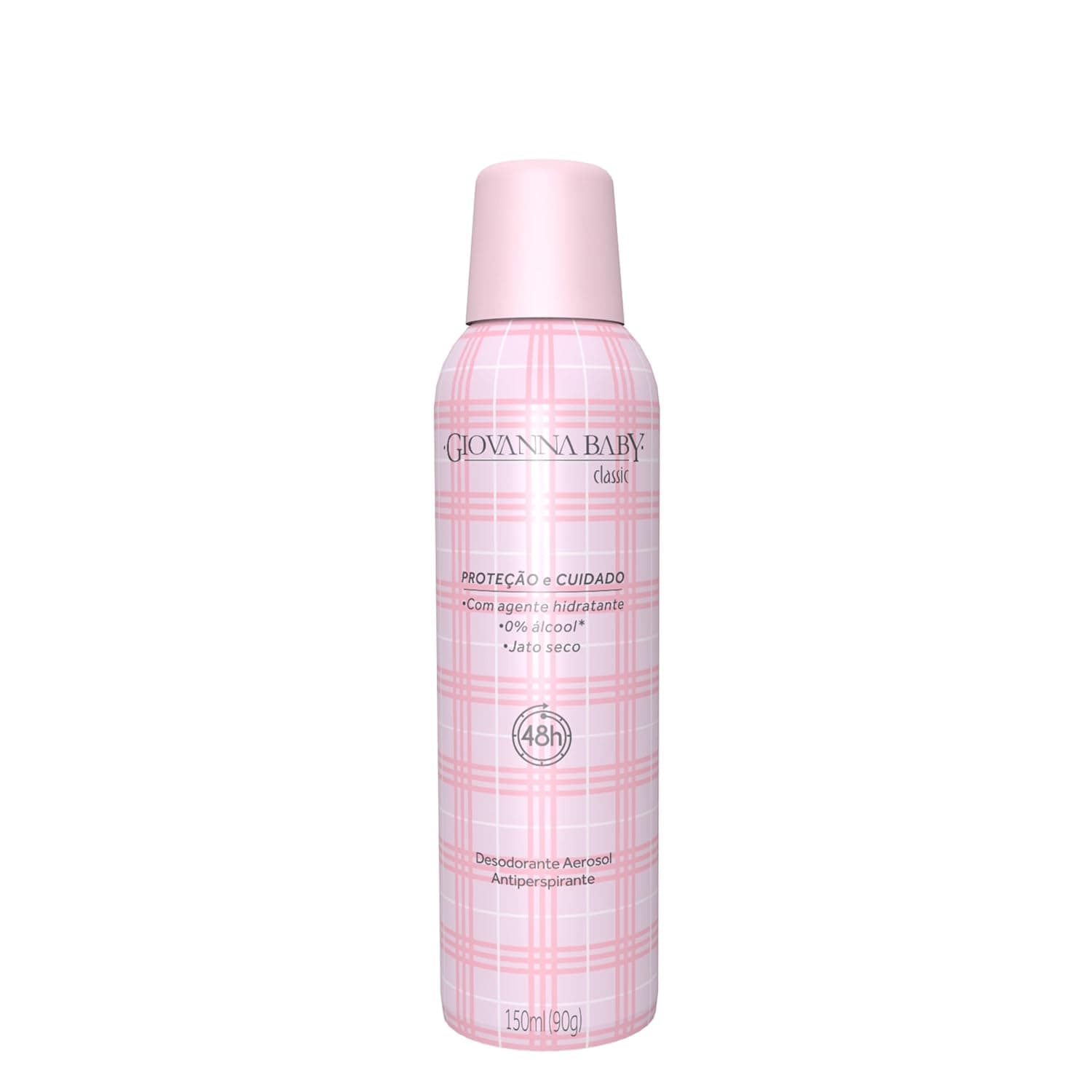 Linha Tradicional Giovanna Baby - Desodorante Antitranspirante Aerossol Classic 150ml - (Giovanna Baby Classic Collection - Classic Deodorant & Antiperspirant Aerosol 5.07 Fl Oz)