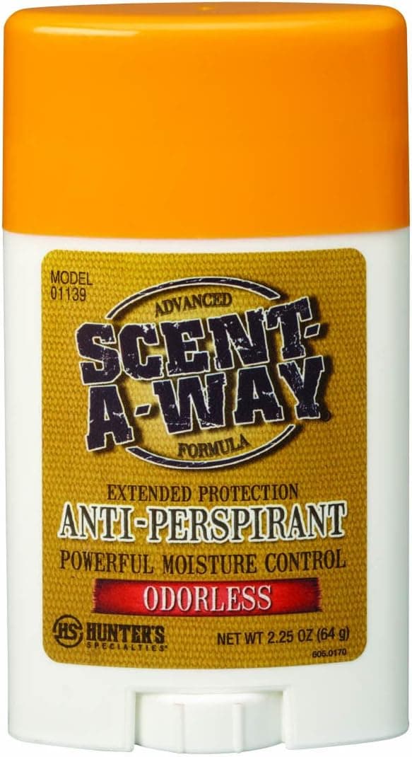 Scent-A-Way Anti-Perspirant (Odorless) 2.25 Ounce by Hunter's Specialties