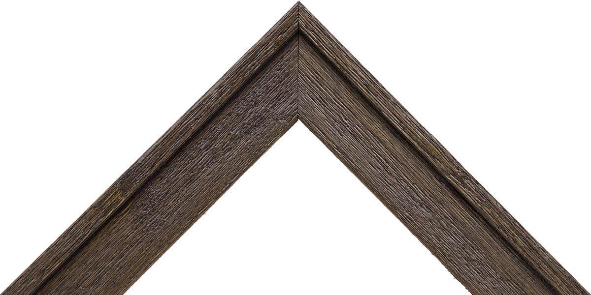 Rustic Dark Brown Picture Frame 1" deep for 3/4" canvas, (different sizes) (30x40)