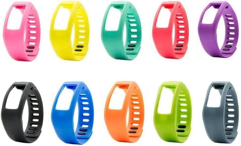 I-SMILE Colorful Replacement Bands with Plastic Clasps for Garmin Vivofit(No tracker, Replacement Bands Only)