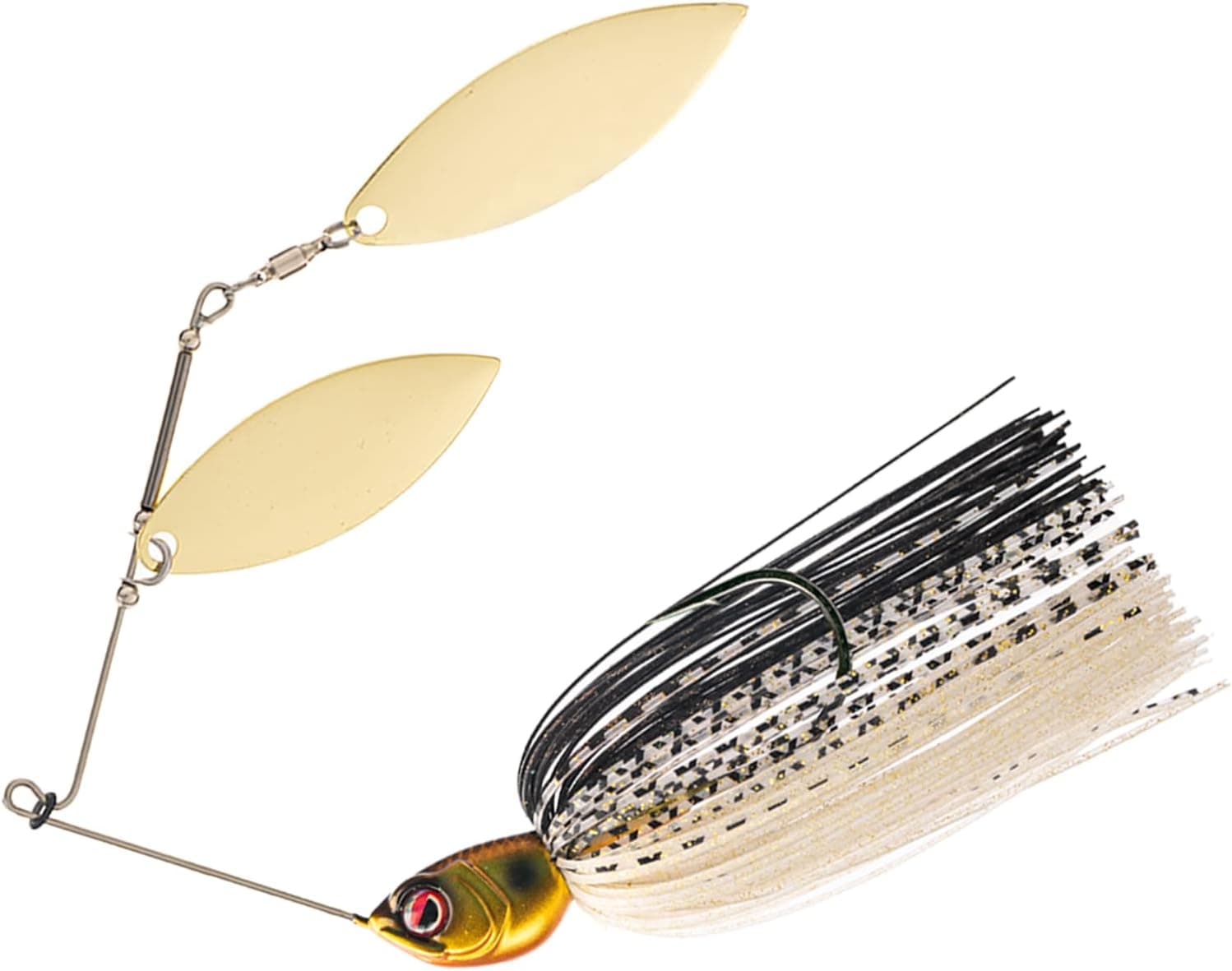 LITTMA Spinner Baits Spinner Baits Kit 2pcs/4pcs Spinner Baits for Bass Fishing Spinner Baits Bass Lures Double Blade Spinnerbaits Double Willow Blade Bass Fishing Lure Kit Cebos Spinner para Bass