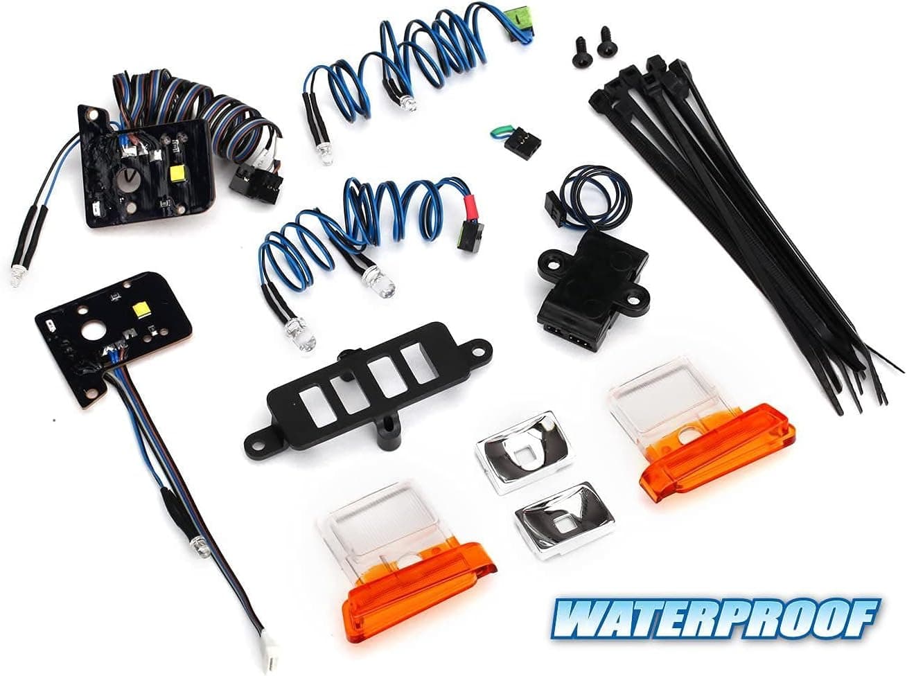 Traxxas 8035 Complete TRX-4 Ford Bronco Led Light Kit, Black