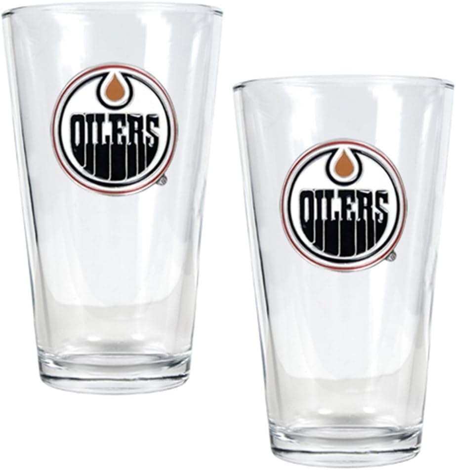 Great American Products NHL Two Piece Pint Ale Glass Set - Primary Logo