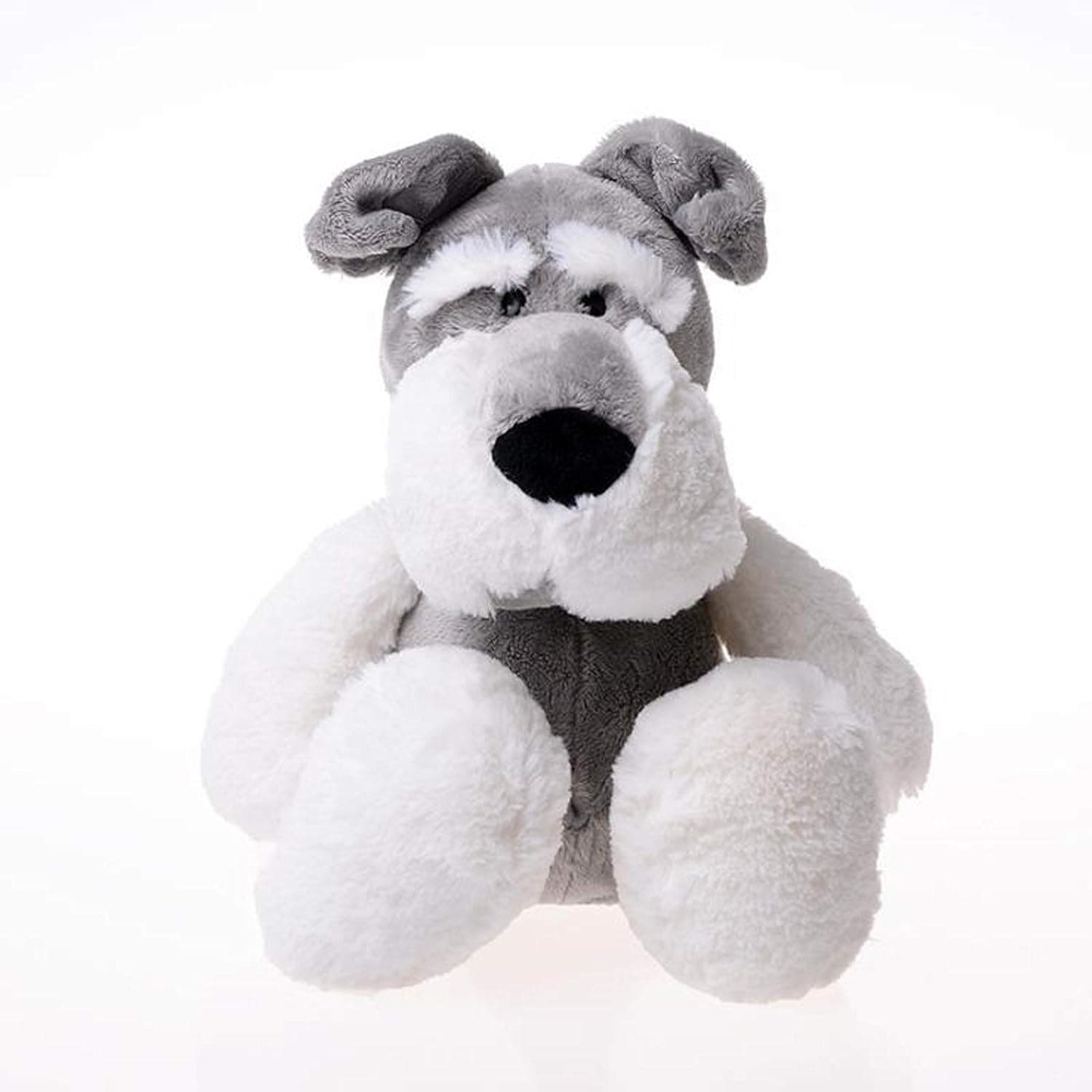 Plush Toy of Schnauzer Dog for Kids and Adults, Stuffed Animal for Gifts(13.78")