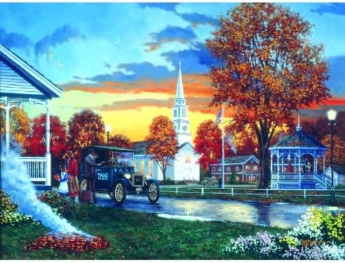 Keith Brown Hometown Thanksgiving Jigsaw Puzzle 1000pc