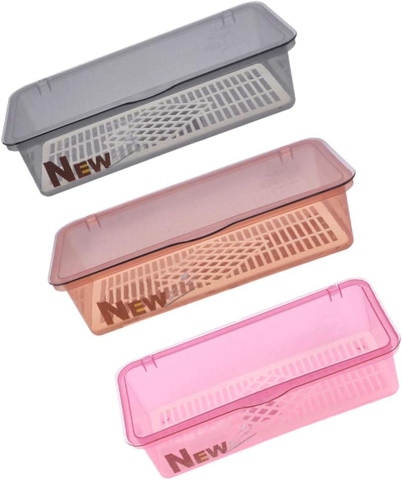 Cabilock Silverware Holder Set 3pcs Plastic Flatware Storage Trays Utensil Holder Kitchen Tool Organizer Cutlery Tray Kitchen Silverware Holder Utensil Flatware Organizer Utensil Organizer