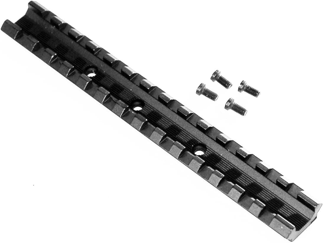 TRINITY Picatinny Weaver Base Mount Adapter for hr1871 pardner Pump 12ga Hunting Optics Adapter Aluminum Black Single Rail.