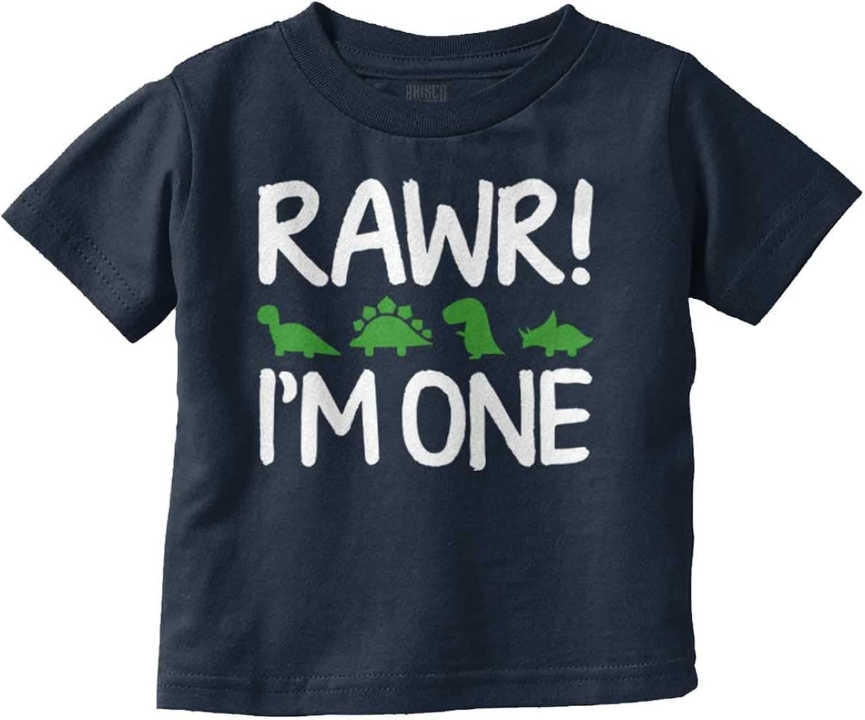 Rawr I'm One Little Dinosaur Birthday Youth T Shirt Tee Boys