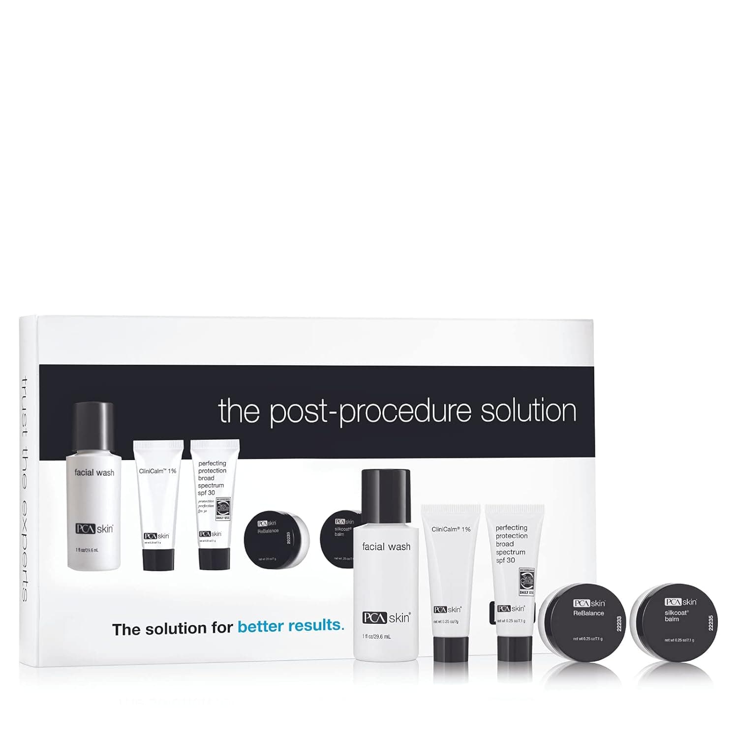 PCA SKIN Post Procedure Skincare Kit, Post-Peel Regimen to Reduce Inflammation & Redness