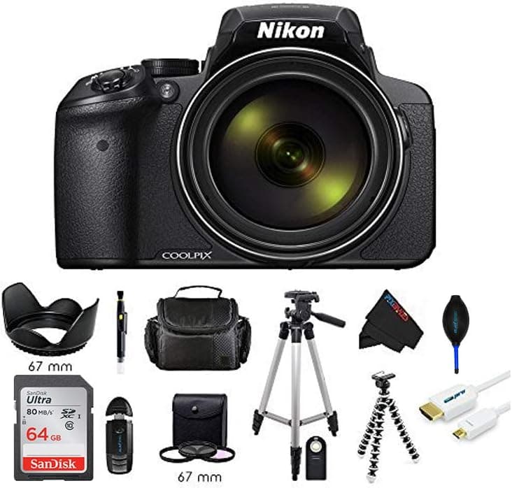 Nikon COOLPIX P900 Digital Camera with 83x Optical Zoom and Built-in Wi-Fi (Black)