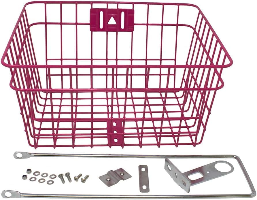 Fenix Cycles Square Steel Front Mount Wire Basket