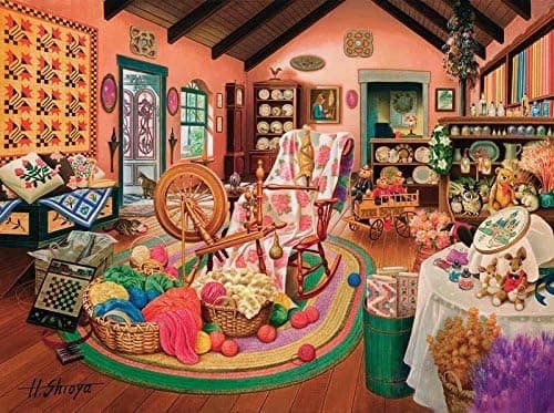 SunsOut Quilting Yarn Fabric Shop 1000pc