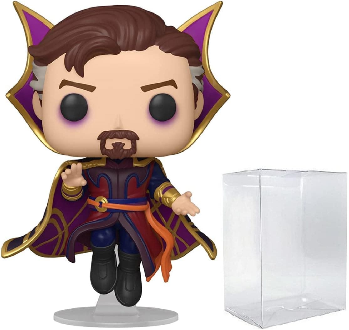 POP Marvel: What If - Doctor Strange Supreme Funko Pop Vinyl Figure (Bundled with Compatible Pop Box Protector Case), Multicolor, 3.75 inches