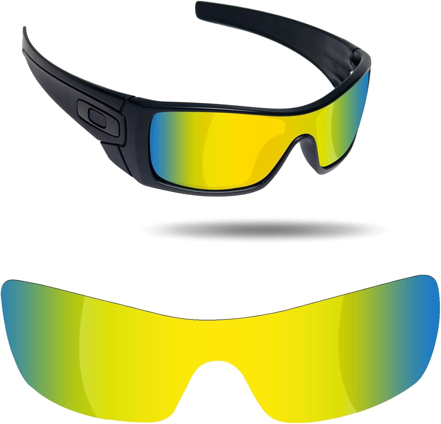 Fiskr Anti-Saltwater Replacement Lenses for Oakley Batwolf Sunglasses