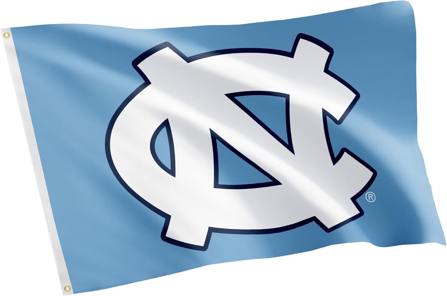 Desert Cactus University of North Carolina Flag UNC Chapel Hill Tar Heels Flags Banners 100% Polyester Indoor Outdoor 3x5 (Style 1)