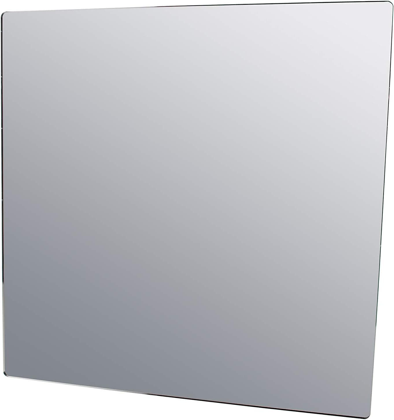 Marketing Holders Acrylic Mirror Sheet 24 x 24 Polished Edge with Film Masking Lightweight Durable Ideal for Home Architectural Design Kids Vanity Gym