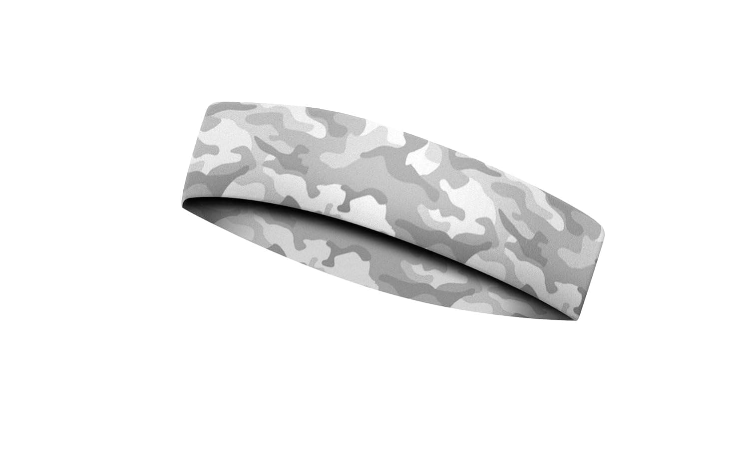 RAVEbandz! CHAMP Narow Stretch Non Slip Hair Bands– Moisture Wicking, Lightweight, Breathable Fabric Headbands – Unisex Designs for Everyone – For Sports, Workouts, Style (Flamingos) (Camo - White)