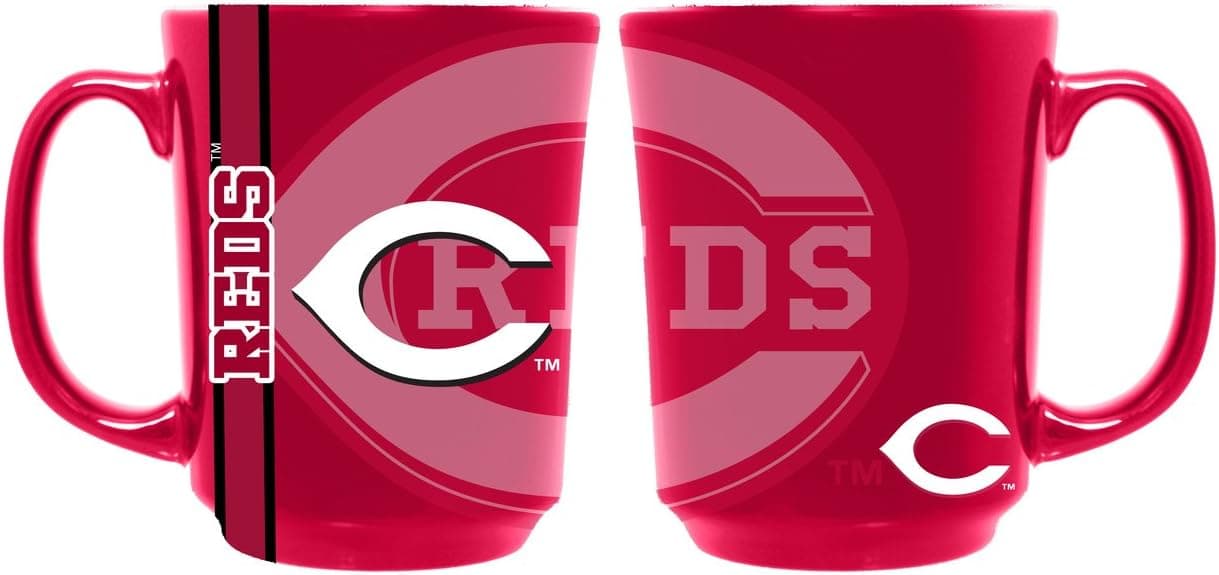 The Memory Company MLB Cincinnati Reds Reflective Mug, One Size, Multicolor