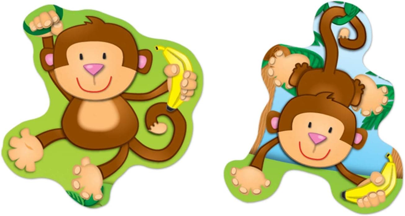 Carson Dellosa Monkeys Shape Stickers (168076)