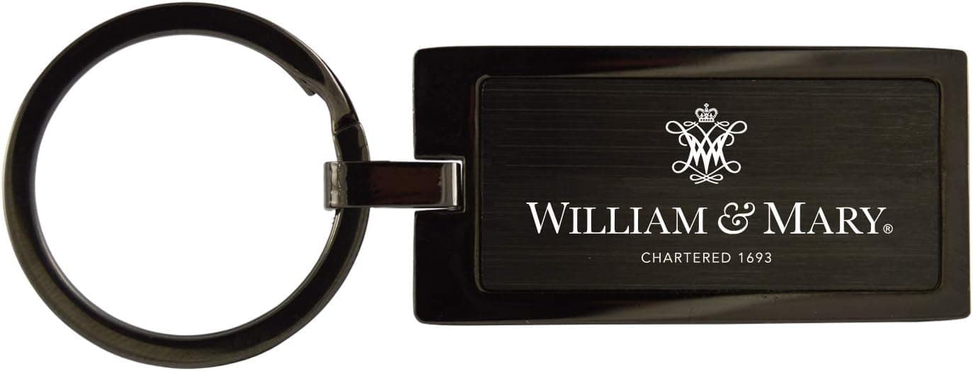 College of William & Mary-Black Frost Keychain-Black