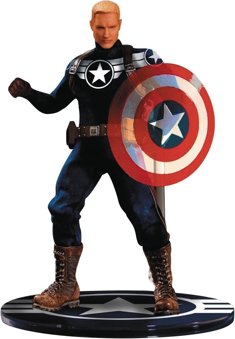Mezco Toys One-12 Collective Marvel Commander Rogers Action Figure