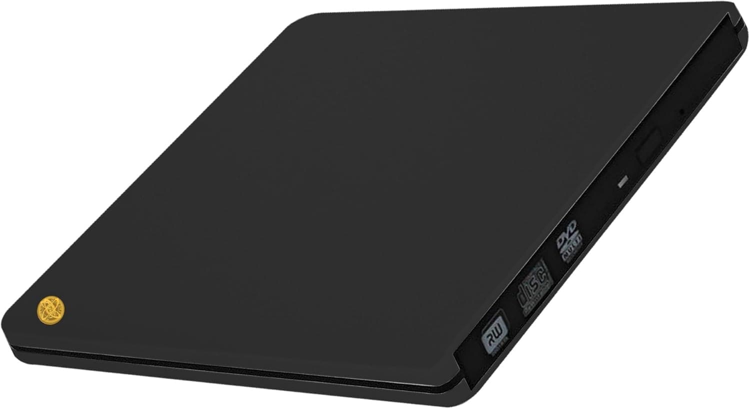 Slim Portable USB 3.0 DVD Rewriter DVD Burner External DVD Drive CD+/-RW DVD +/-RW Supports Windows and Mac OS (Black)