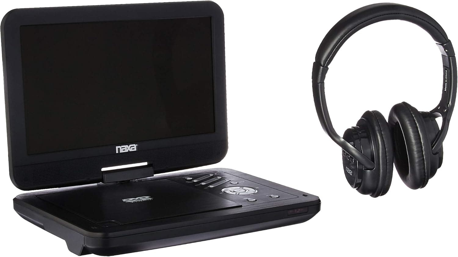 NAXA Electronics Personal DVD Player with Bluetooth, Black (NPD-1004)