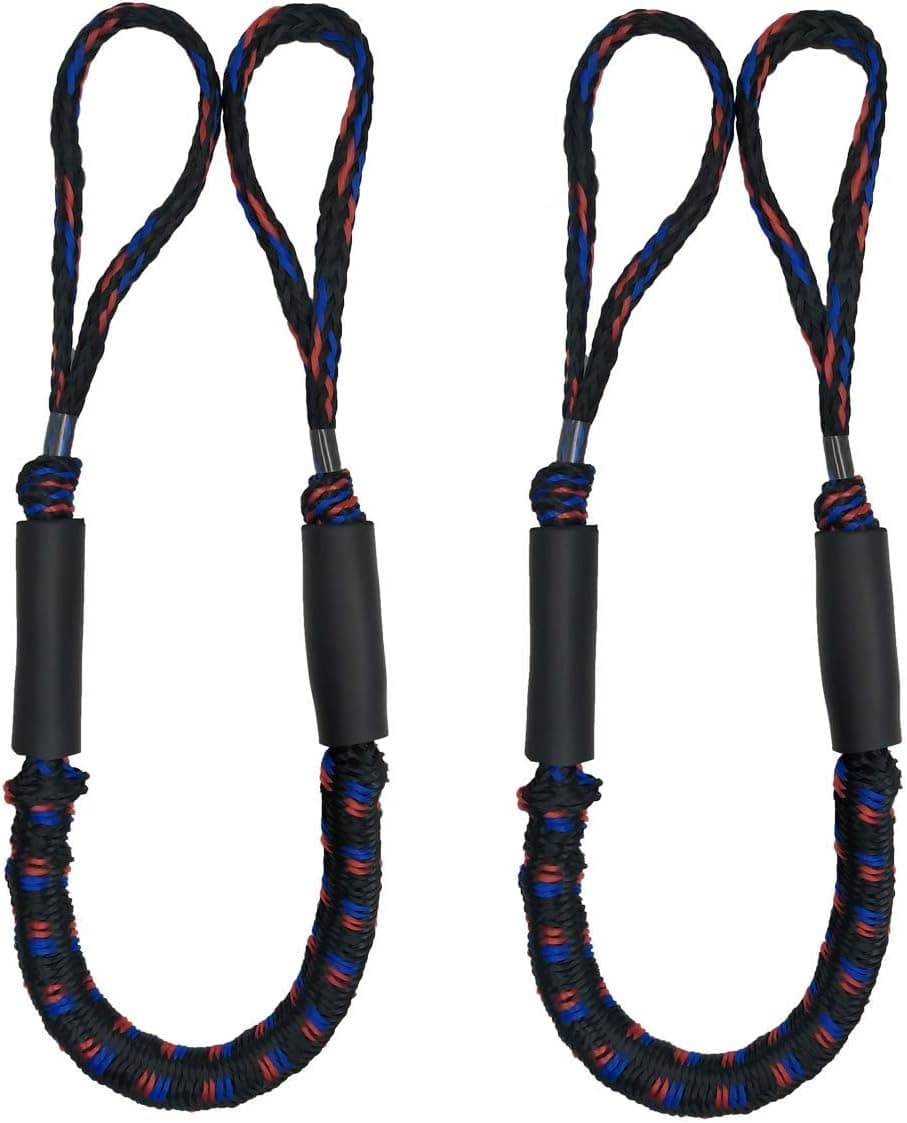Abeauty 2X Bungee Dock Line Mooring Rope Boat Kayak Jet Ski 3.5ft