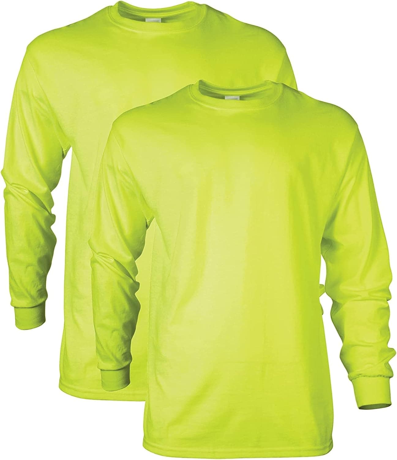 APPAREL GLOBE Men's Bulk Ultra Cotton Long-Sleeve T-Shirt Multipack (2-Pack)
