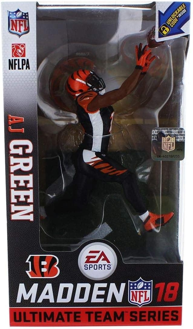 NFL Madden 18 Ultimate Team Series 1 Action Figure: AJ Green (Cinncinnati Bengals Variant)