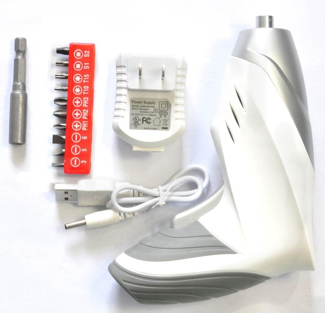 HLC 3.6-Volt Lithium-Ion Cordless Screwdriver With 11 Piece Drill Bits