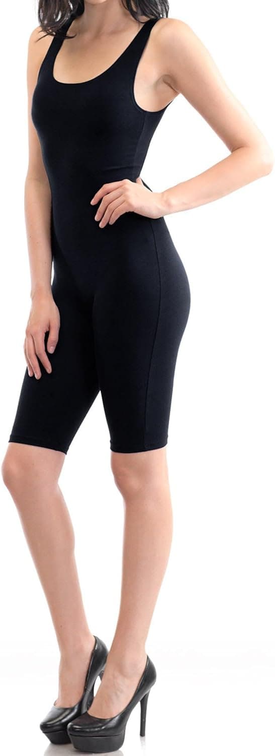 URBAN K WOMENS Tank Top Yoga Wear Unitard Bodysuits Shorts