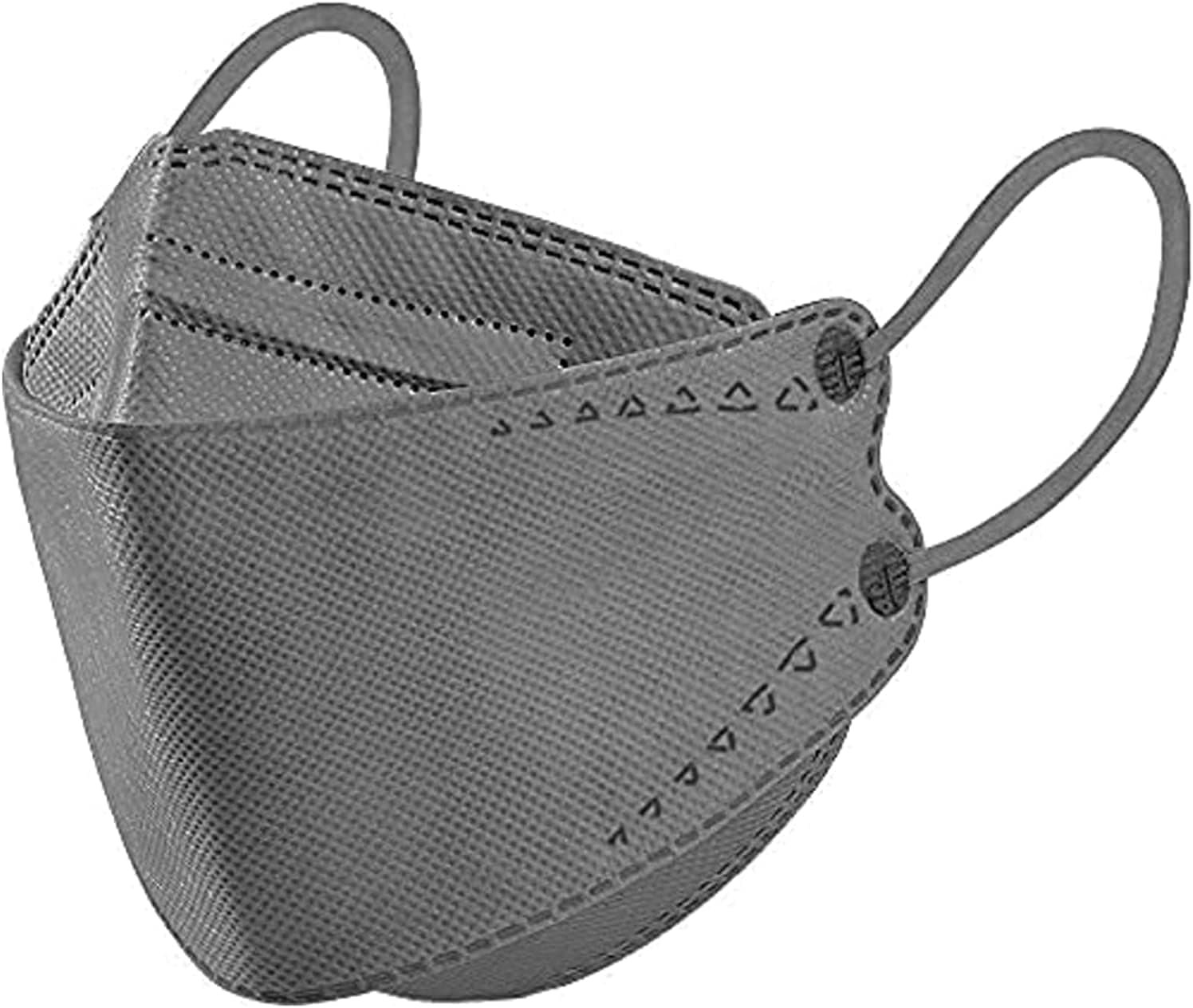 Rescuetees 50/100 PCS Adult Kids Disposable Face_Masks for Kids 4 Layers Protection,3D Type Kid Face_Mask Disposable (50PCS,Grey)