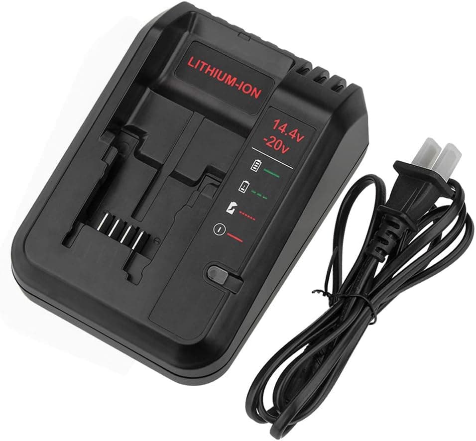 Replacement for Black and Decker 14.4V-20V Battery Charger Lithium LBXR20 and Porter Cable 20V Lithium-ion Battery PCC685L PCC680L