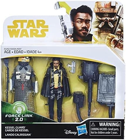 Han Solo/Suta Basic 2 Pack - A Star Wars Story 2018 Force Link 2.0, 3.75” Basic Figure, Lando Calrissian & Kessel Guard