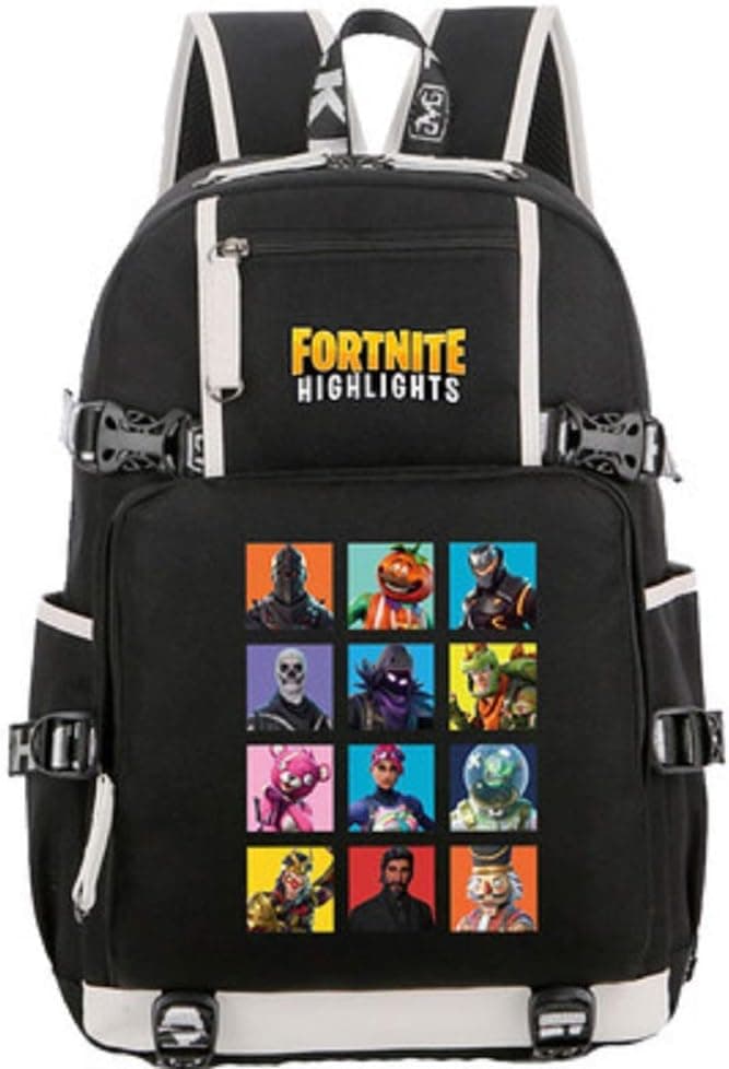 School Bag Teenager Casual Sports Backpack Men's And, Black, Size No Size